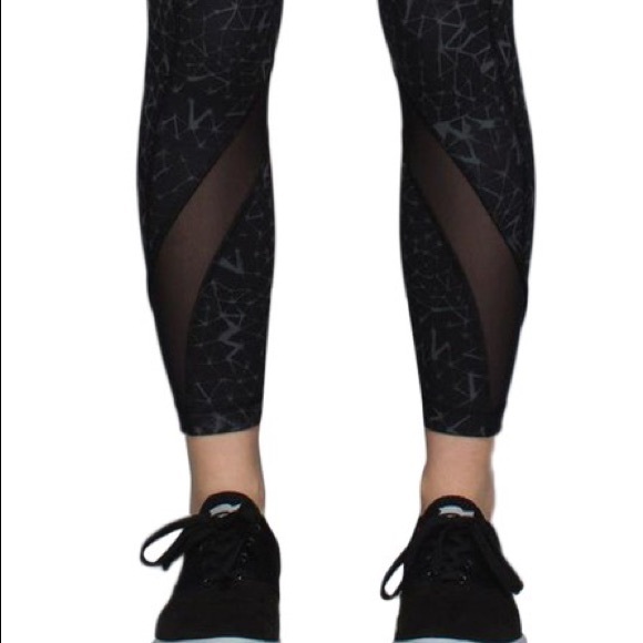 Lululemon Star Crushed Coal Black Inspire Tight Ii Activewear Satin Pant Legging - Picture 10 of 16